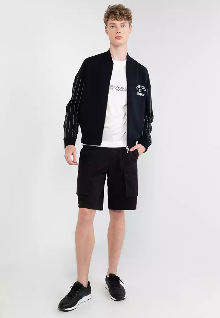 Mens armani clearance bomber jacket