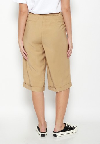 Jual Odiva  Woman JOVIE BUTTON CULOTTES CAMEL Original 