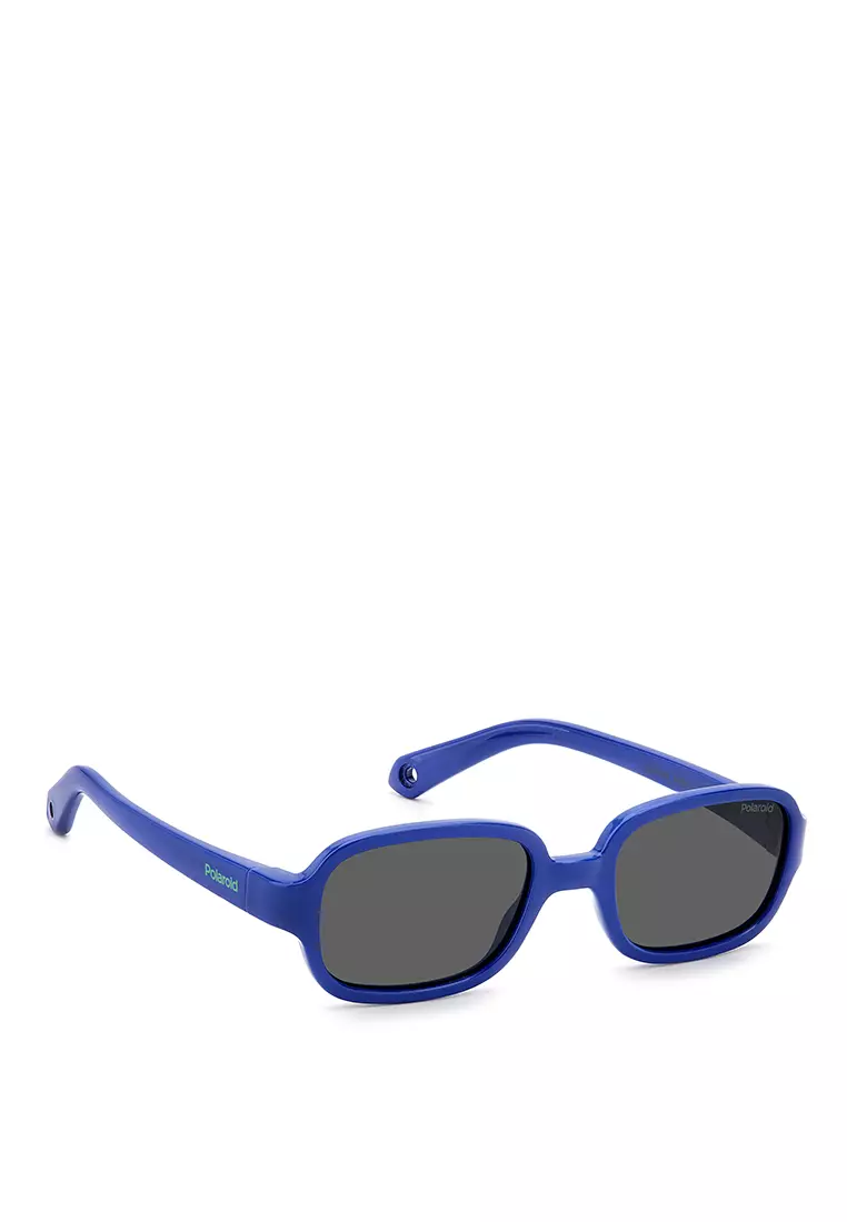 Polaroid Kids Sunglasses PLD K003/S-PJP-M9, RECTANGULAR Shape with BLUE Color