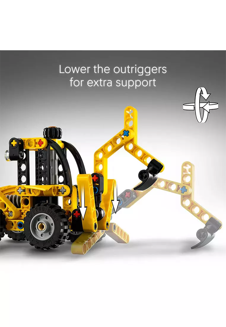 Technic 42197 Backhoe Loader, Age 7+, Building Blocks, 2025 (104pcs)