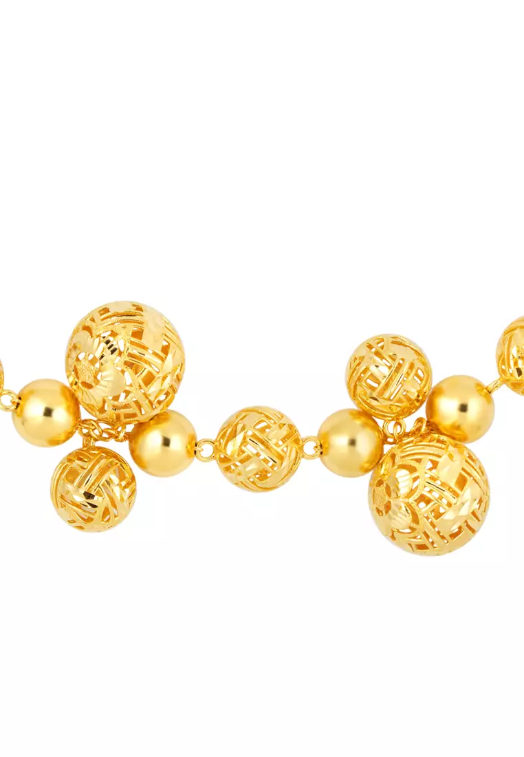 TOMEI Bunches Of Balloons Bracelet, Yellow Gold 916