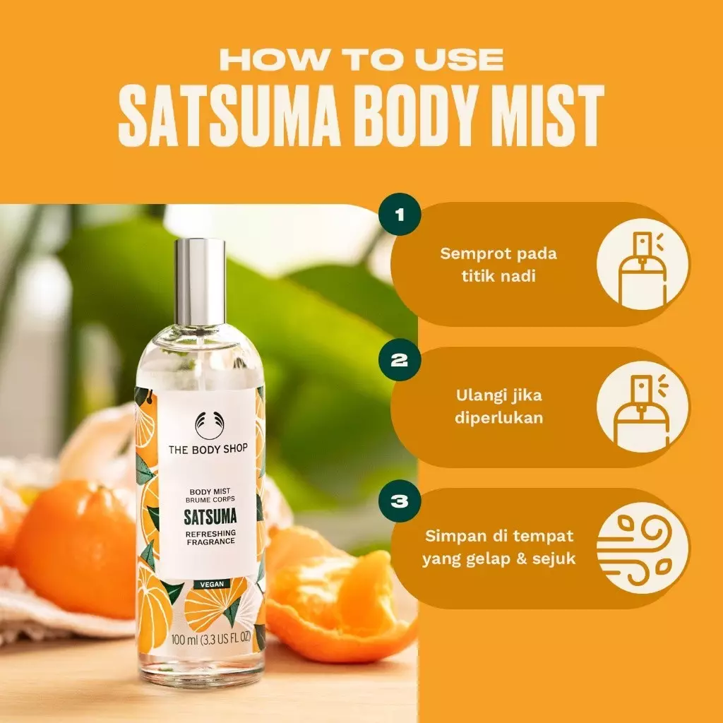 Satsuma Body Mist 100Ml