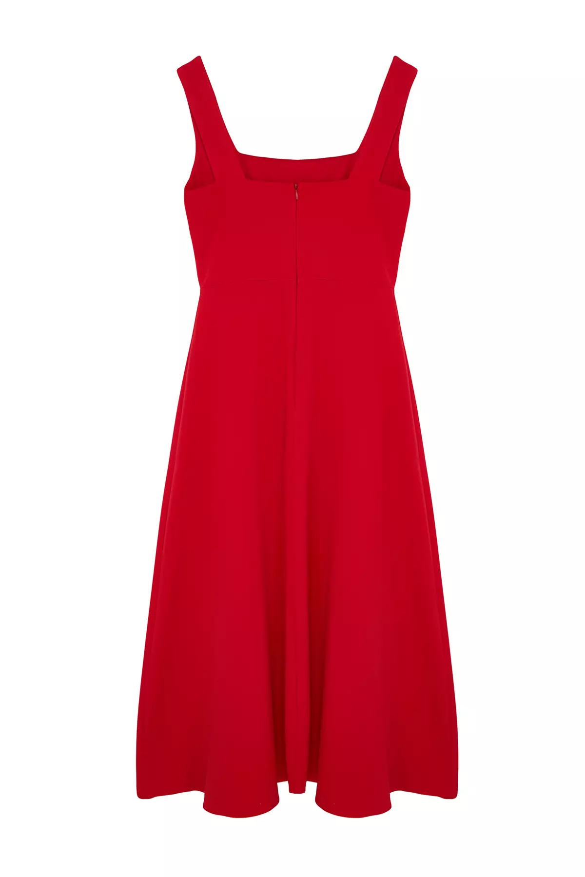 Square Neck Midi Dress