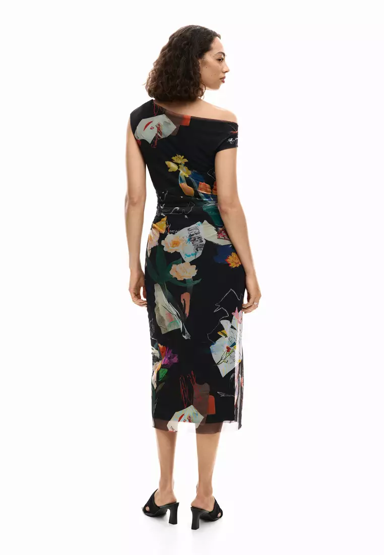 Midi dress collage