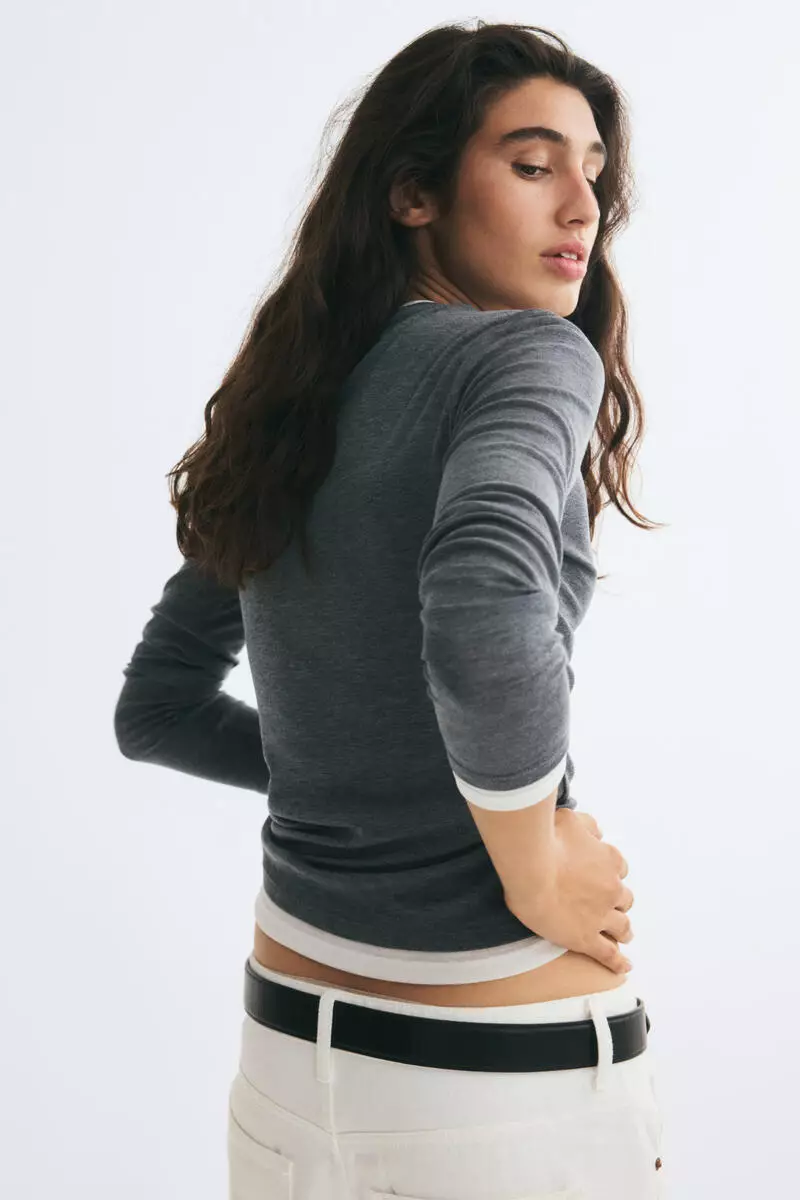 Layered-look top