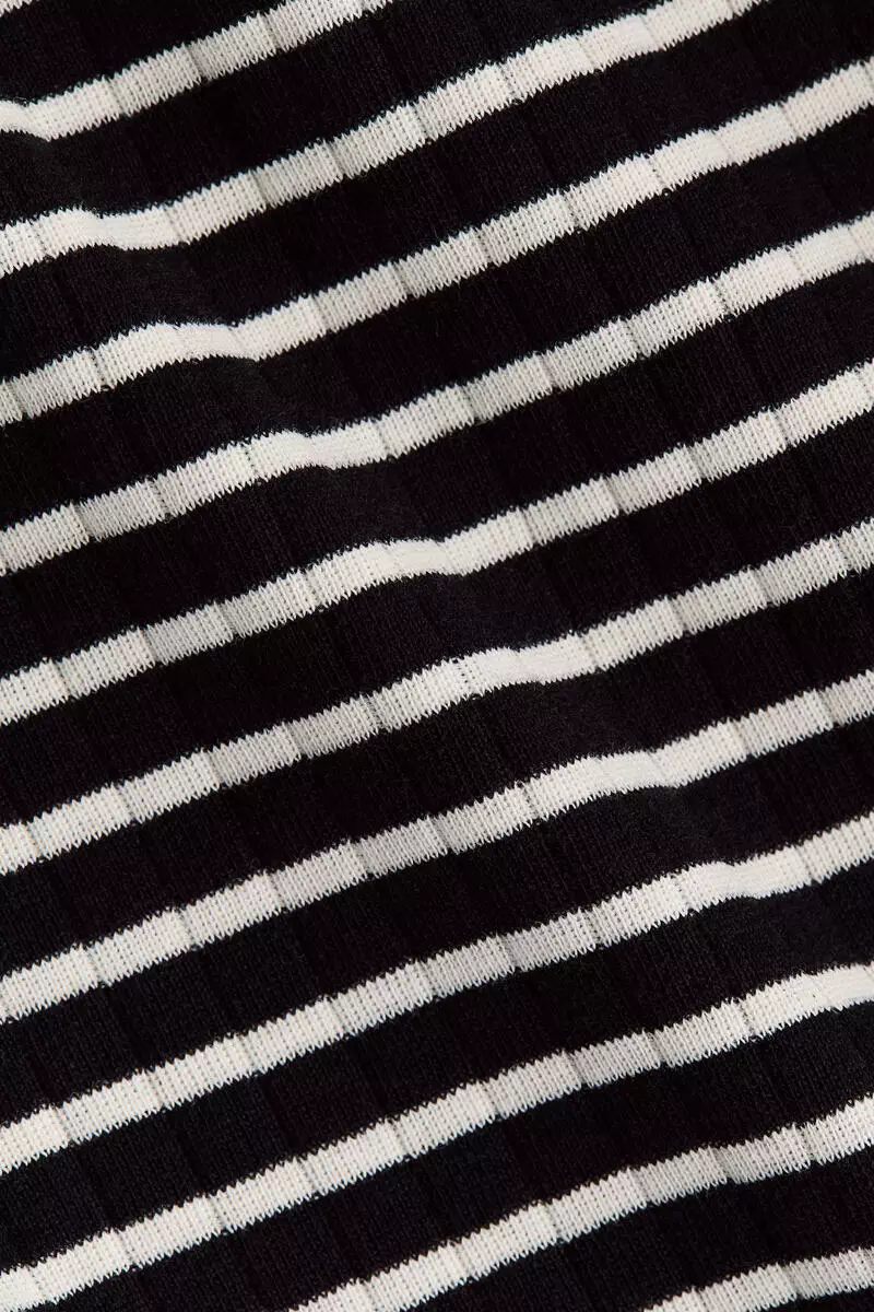 Ribbed drawstring trousers