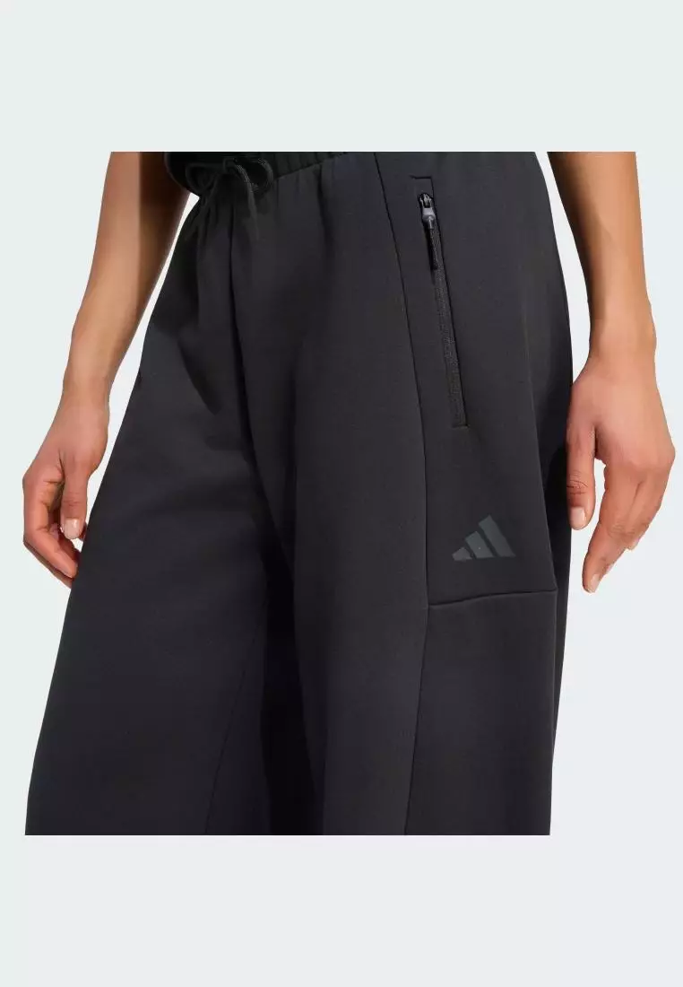 Lifestyle Z.N.E. WIDE PANT Women Black KH0483