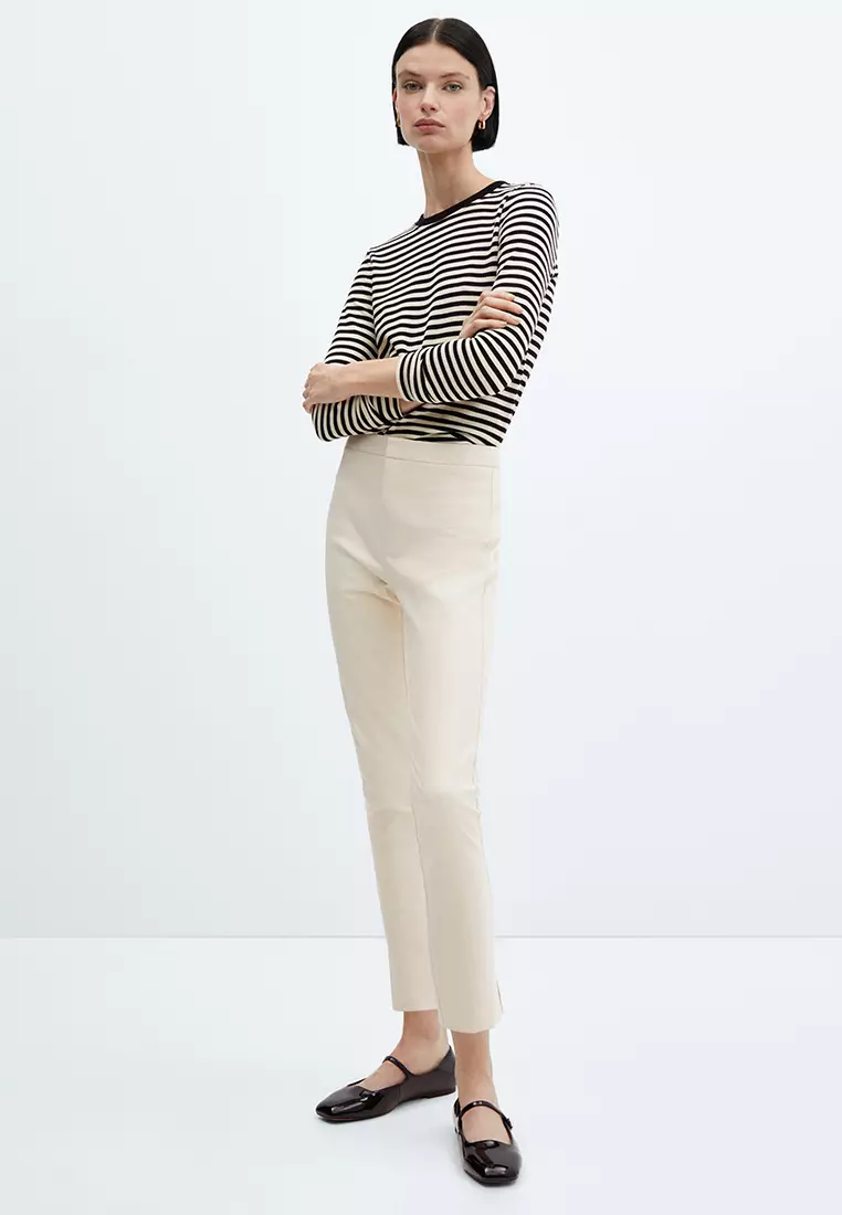 Buy Mango Crop Skinny Trousers Online | ZALORA Malaysia