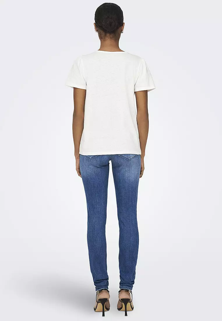 Benita Short Sleeves V-Neck Top