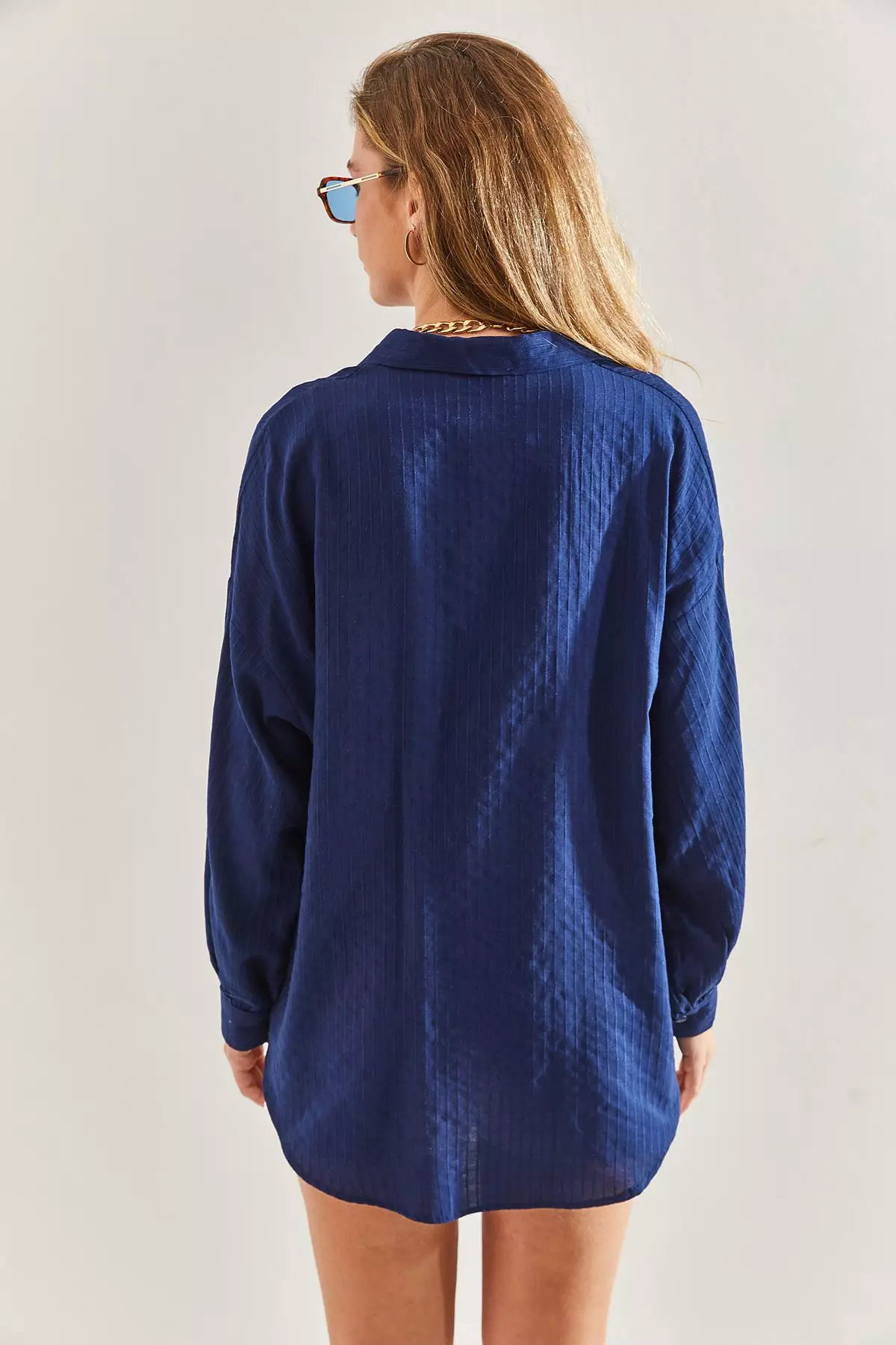 Women's Jacquard Linen Shirt 60171028