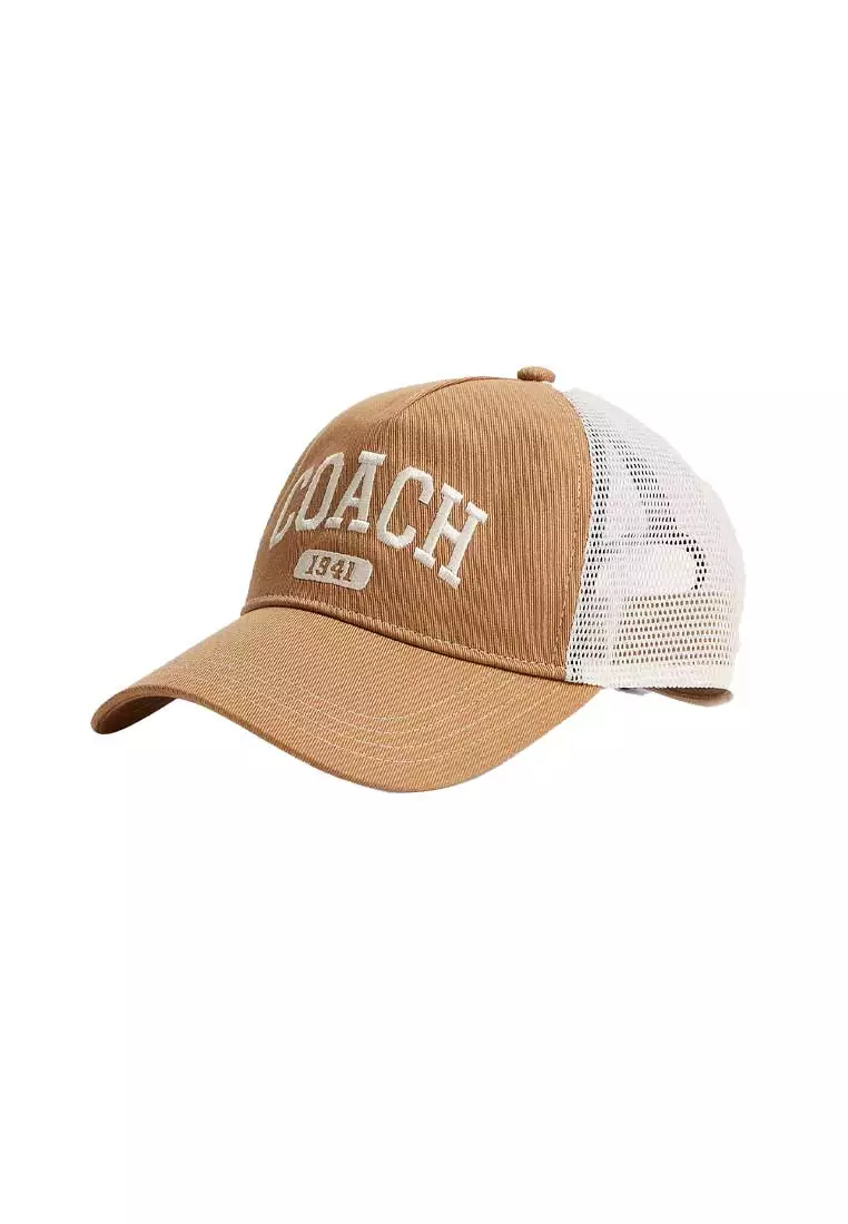 COACH Coach 1941 Varsity Trucker Hat Light Saddle CCN87 2026 | Buy