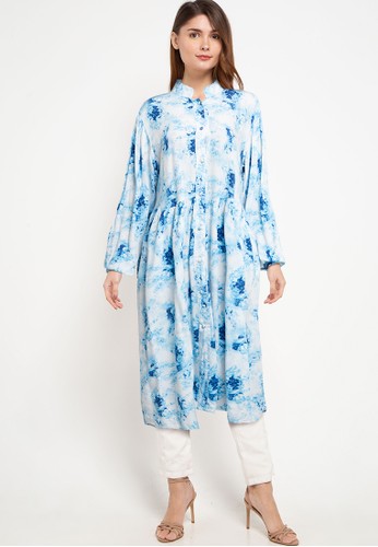 Covering Story blue and multi Mano Tunic 2EB80AAB9B722AGS_1