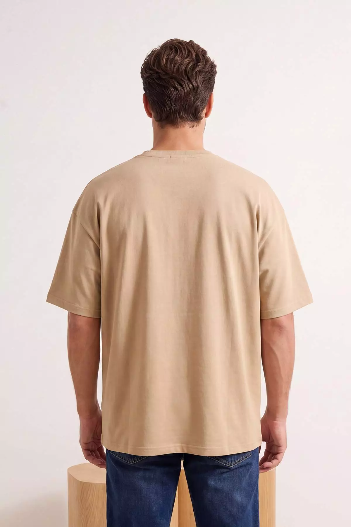 Big Size Mink Oversize/Wide Fit Big Size T-Shirt Tmnss23Ts00139