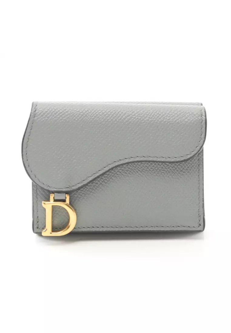 Buy Christian Dior Pre-Loved Christian Dior SADDLE trifold wallet