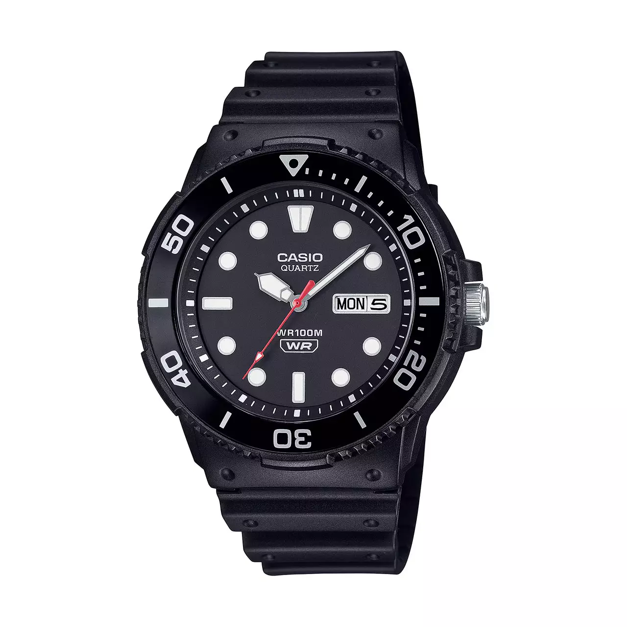 Casio Jam Tangan Pria - Black - Resin - MRW-230H-1E1VDF