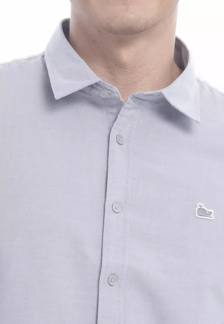 Men's Oxford Shirt With Signature Whale Embroidery
