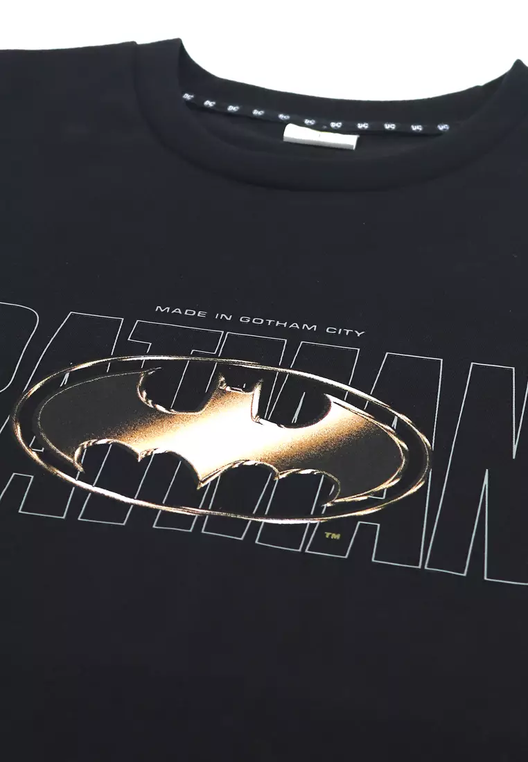Mens Licensed Graphic T-Shirt Metallic Gold Logo