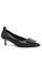 Twenty Eight Shoes black Square Buckle Synthetic Leather Round Toe Pumps 2045-19 D1332SHF4823C8GS_1