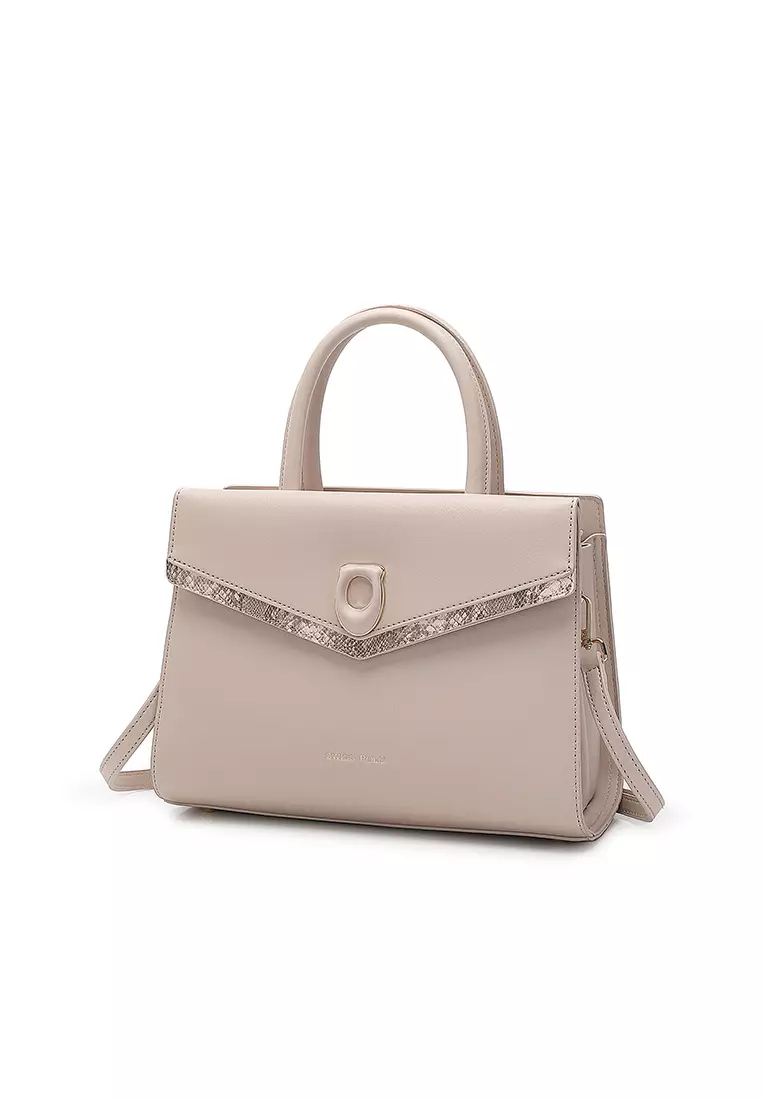 Women's Top Handle Bag / Sling Bag / Crossbody Bag / Shoulder Bag - Apricot