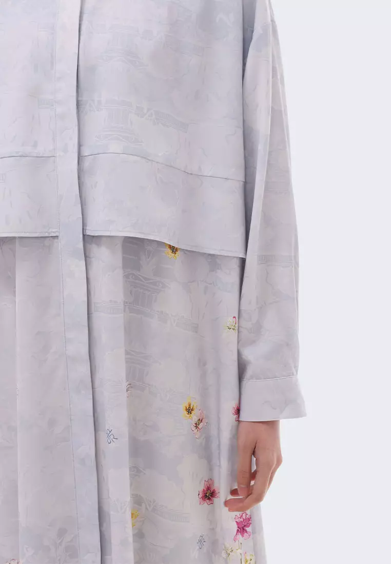 Ria Miranda Sky Blue Marai Ceko Dress