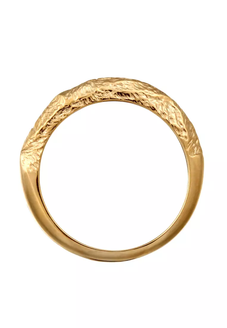 Ring Men Band Gold Plated