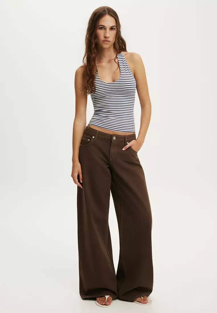 All Day V-Neck Halter Top