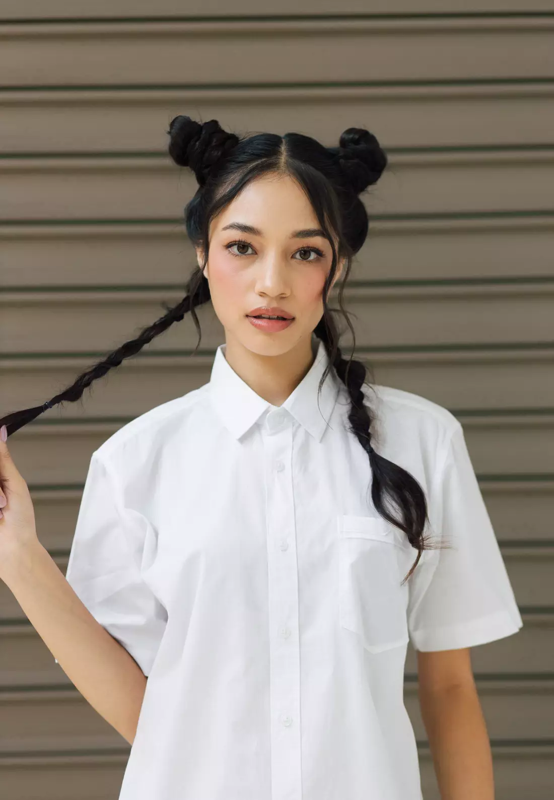 RBJ Kemeja Polos Cotton Poplin Putih Regular Fit Pria