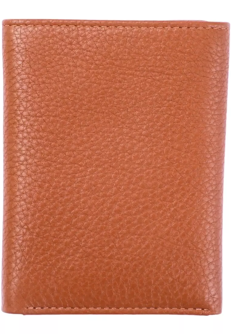 Trifold Wallet Men -Genuine Leather Wallet -Brown Wallet -Compact Wallet -4199 Oxhide