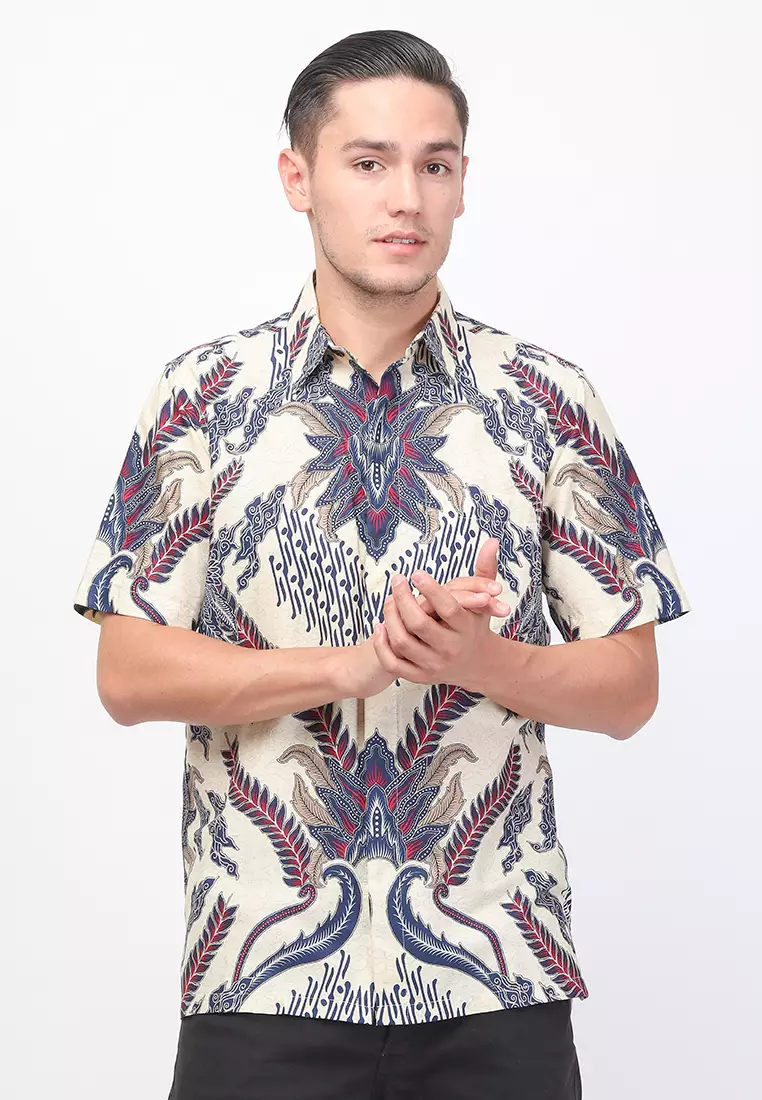 HEM PENDEK AKSA BATIK CARLOS CLARA REGULER FIT