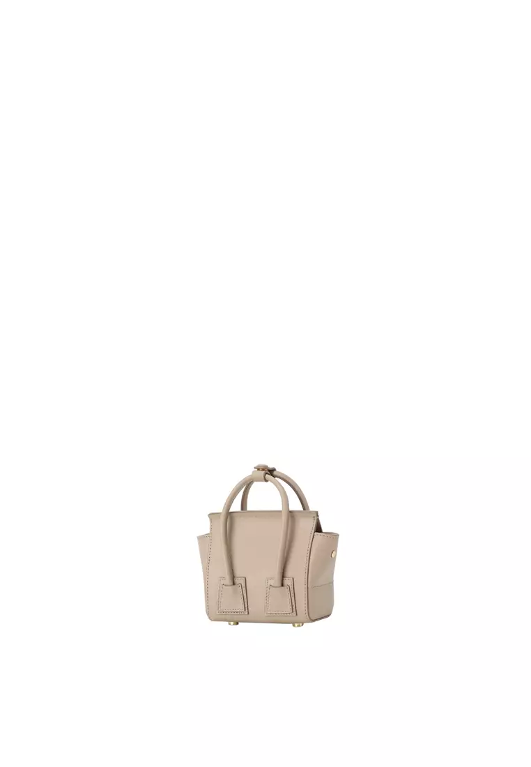 [Online Exclusive] UNNI Nano Top Handle Bag - Warm Grey