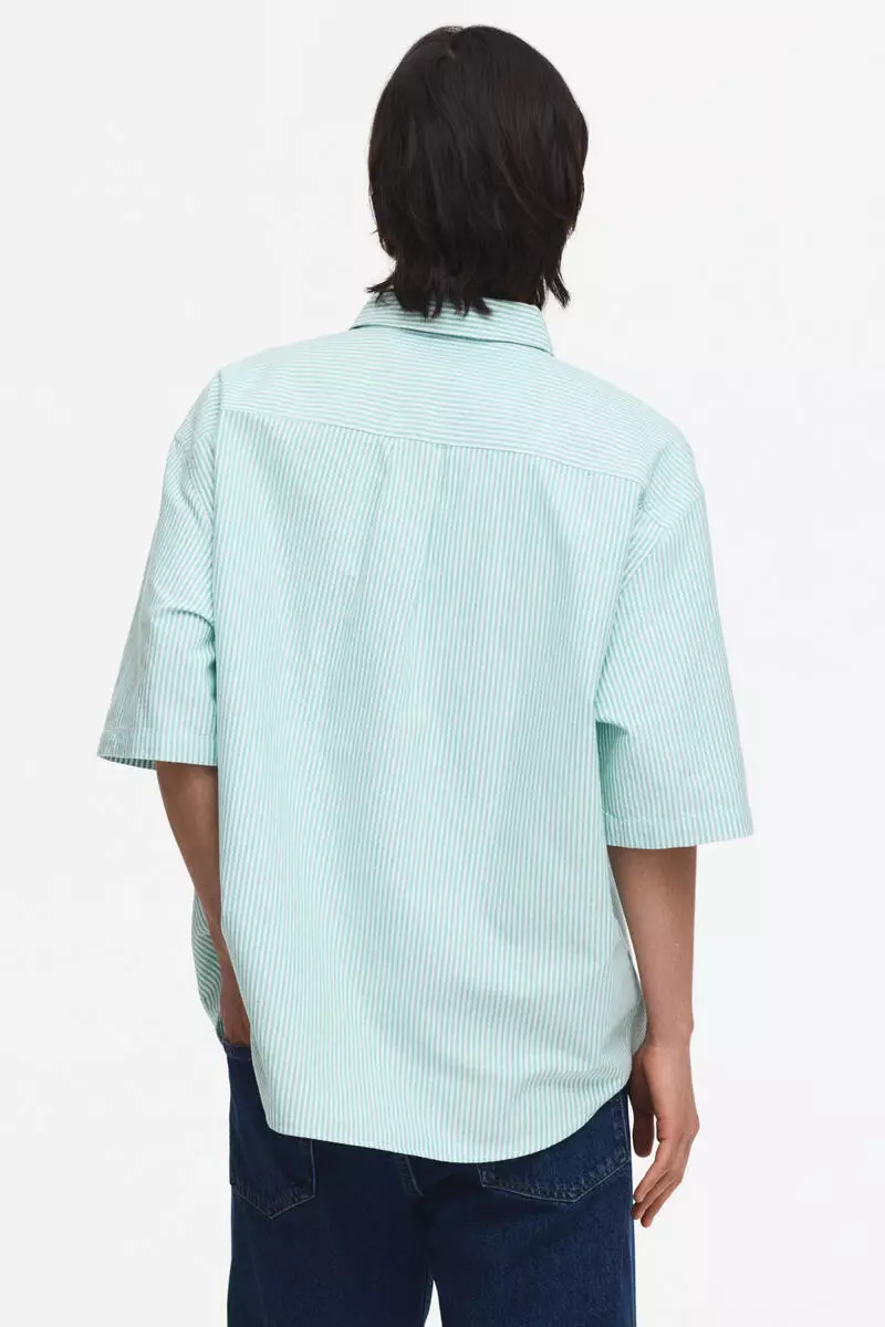 Relaxed Fit Short-sleeved Oxford shirt