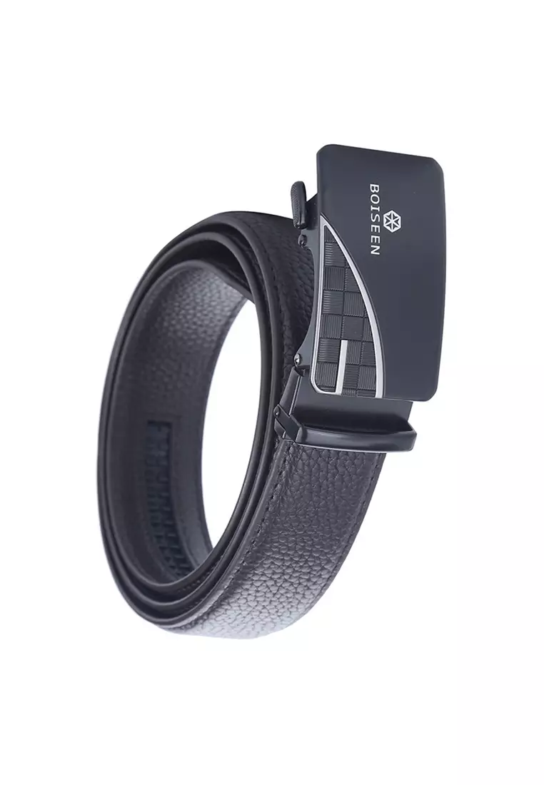 Ikat Pinggang Pria Model Buckle Otomatis Material Kulit PU ORIGINAL