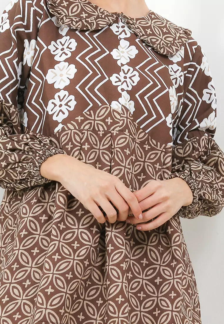 Seno Blouse Batik Wanita Exclusive Premium Casual Modern
