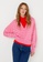 United Colors of Benetton pink V-neck cardigan in cashmere blend 268FCAA9ABC0BAGS_5