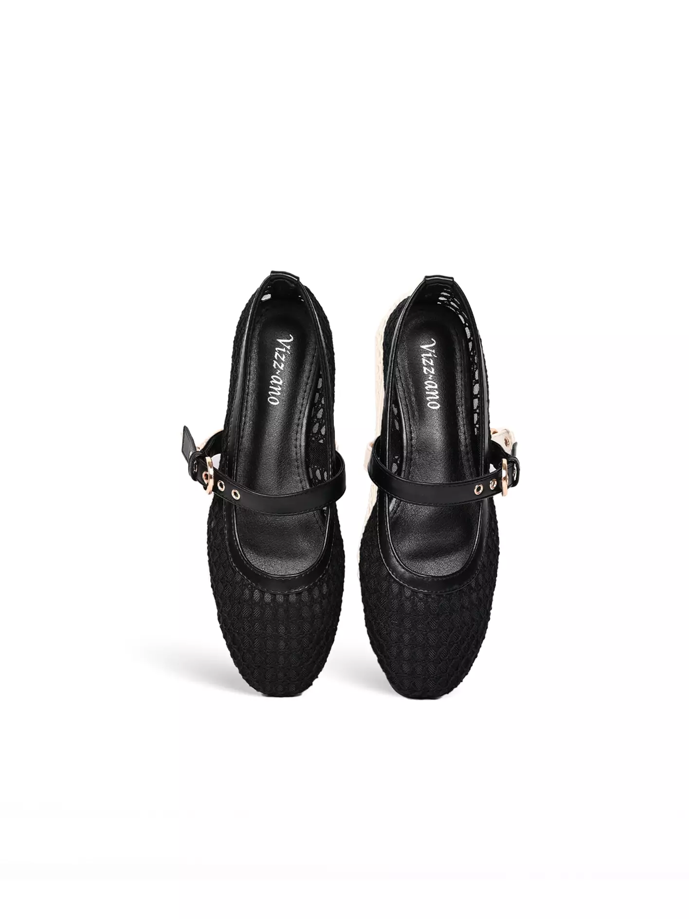 Vizzano Shoes Sepatu Flatshoes Jaring Wanita Design Lenore