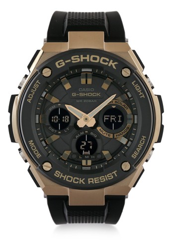 Jual G Shock Casio G Shock Jam Tangan Pria Black Rosegold Stainless Steel Gst 1a3dr 1adr Original Zalora Indonesia