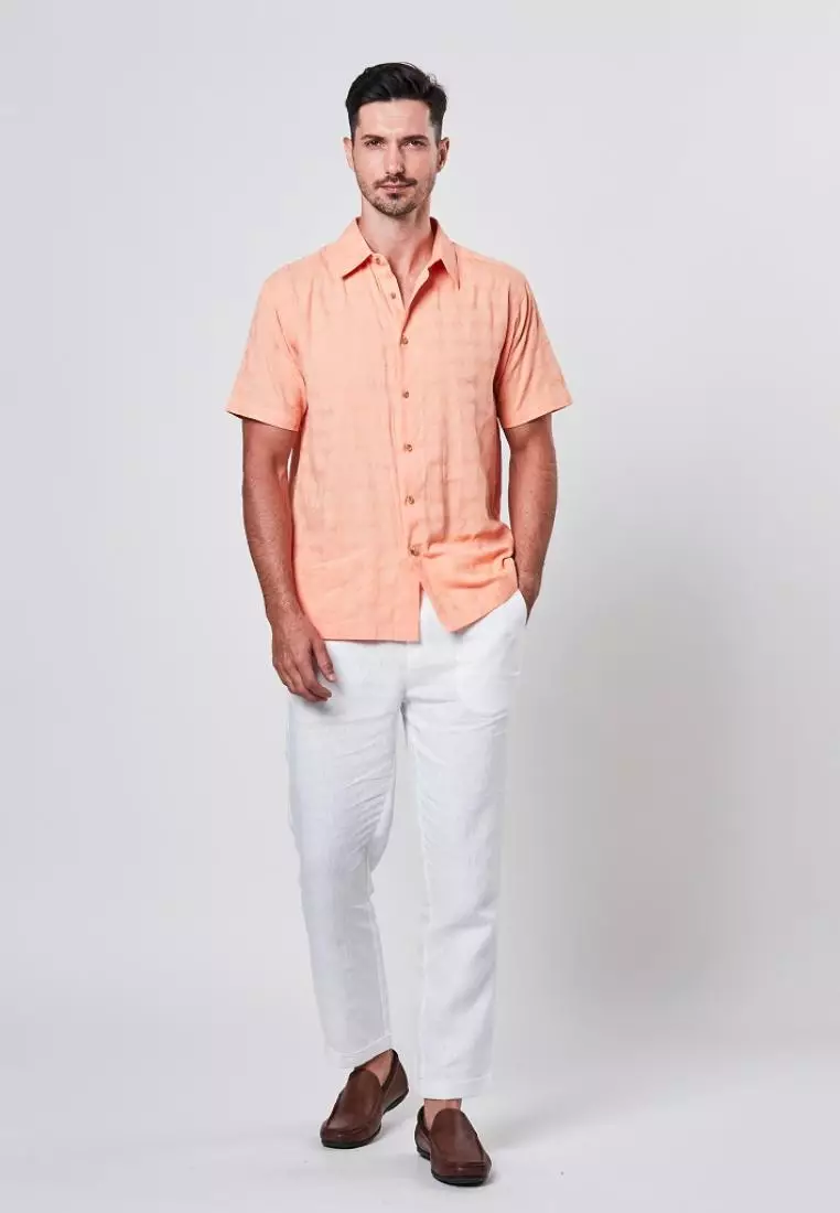 Buy East India Company Dhir Short Sleeve Buttoned Down Shirt Online