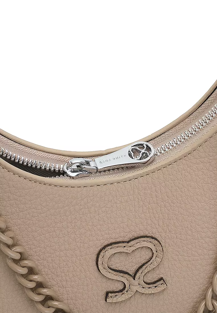 Women's Top Handle Bag / Sling Bag / Crossbody Bag / Shoulder Bag (Tas Tangan Wanita / Tas Selempang Wanita / Tas Bahu Wanita) - Cokelat