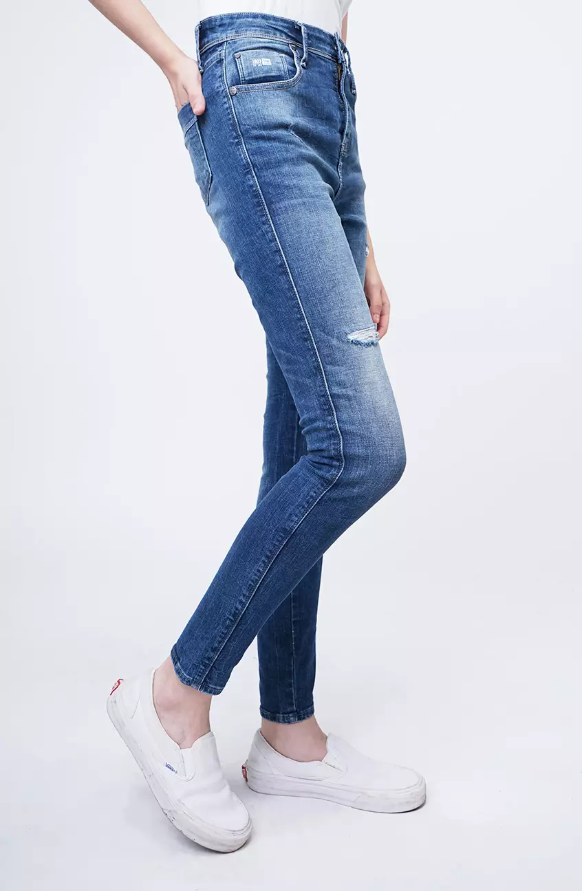 Celana Jeans Wanita Skinny G2 Series Medium Blue