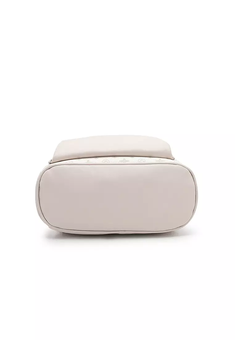 Women's Monogram Mini Backpack - White