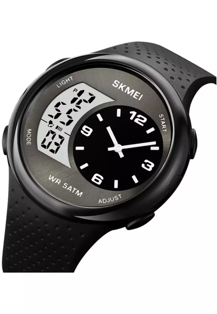 Jam Tangan Analog Digital Pria Waterproof Many Function Strap Tali Material Silicone GN50 ORIGINAL