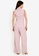 ZALORA WORK pink Belted Jumpsuit 733FAAADCC5A97GS_2