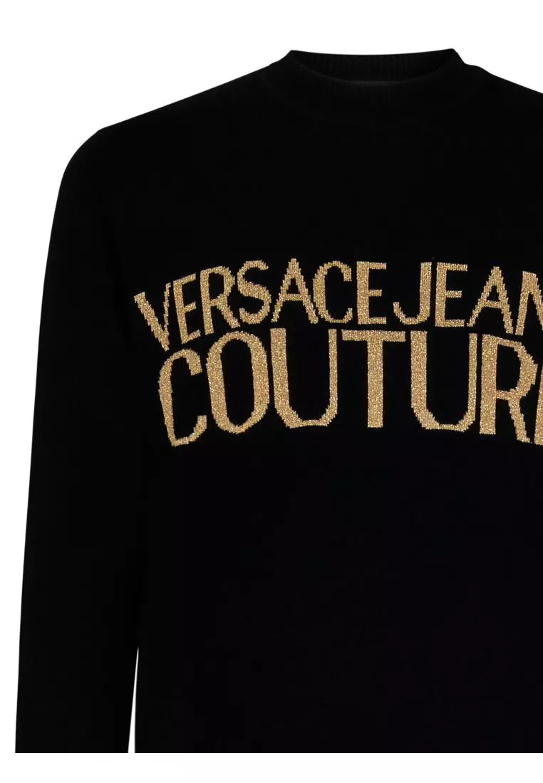 Versace jeans crew sales neck sweatshirt black