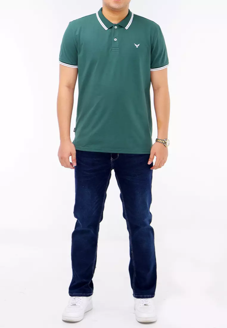 Collared Waffle Tee Short Sleeve