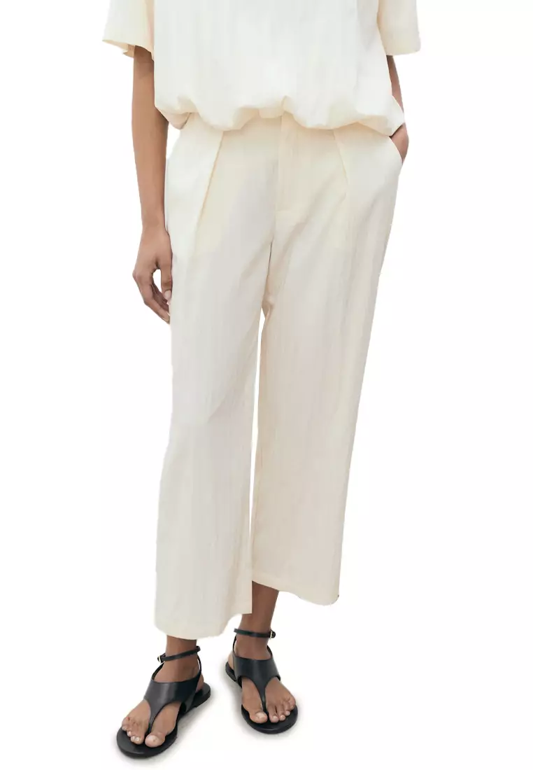 Flowy Cropped Trousers