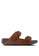 Fitflop brown FitFlop GOGH MOC Men's Leather Sandals - Dark Tan (L05-277) BC28FSHE97461BGS_1