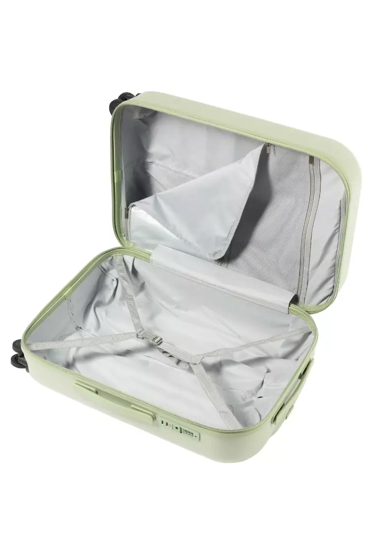 Puff 24"  Hard Case Luggage In Pistachio