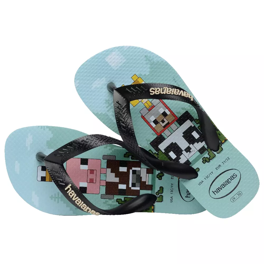 Havaianas 1056 Top Minecraft - Lavender Blue - Sandal Anak