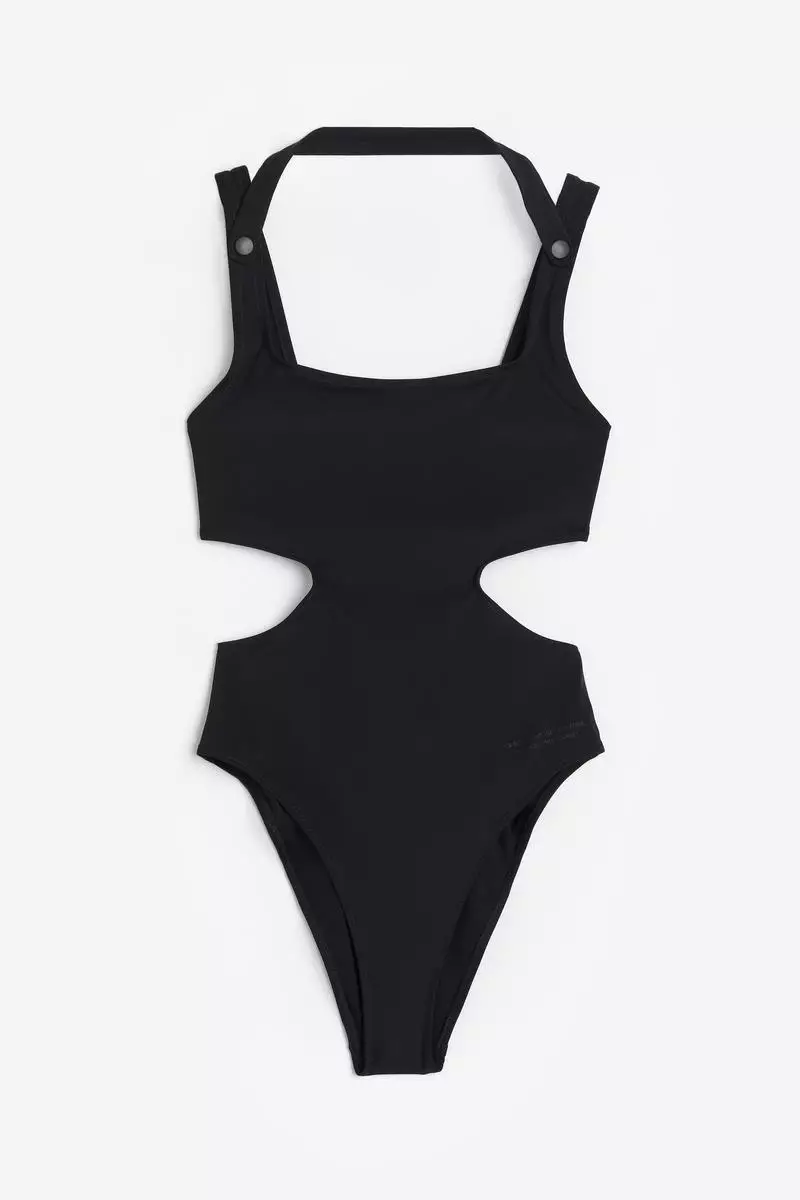 Buy H M High leg cut out swimsuit 2024 Online ZALORA Singapore