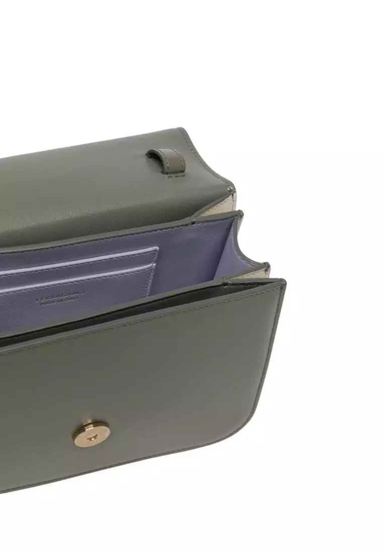 Calfskin Leather Crossbody Bag